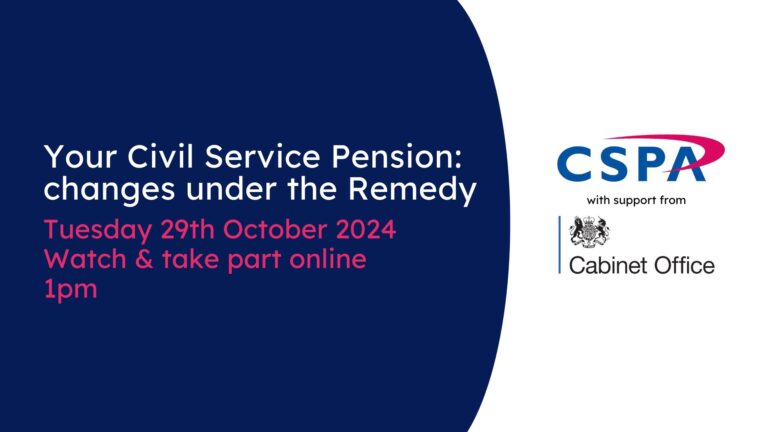 Your Civil Service Pension changes under the Remedy